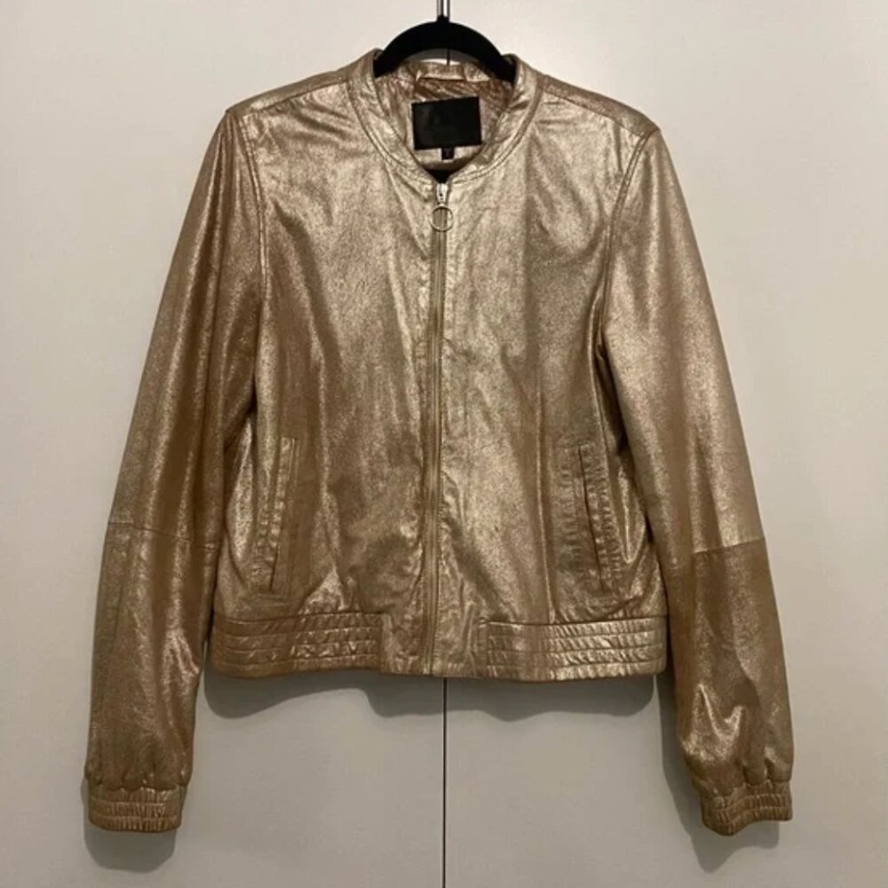 Gold Sanctuary Bomber Jacket, Small - image 1